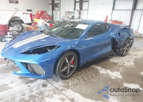 2021 Chevrolet Corvette Stingray Rwd 2Lt z USA, uszkodzony, nr VIN 1G1YB2D41M5115133